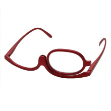 Red Folding Reading Glasses +1.0 to +4.0 Stylish Compact Magnifying Eyewear for Makeup and Travel