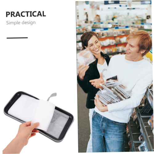 40 Disc CD Case DVD Organizer with Shockproof Hard Shell and Secure Zipper Closure Black 1