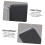 40 Disc CD Case DVD Organizer with Shockproof Hard Shell and Secure Zipper Closure Black 3