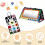 (Black and White) Foldable Distorting Mirror ToyStimulates Visual Awareness,Vision Training 2