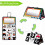 (black and white rabbit) Foldable Distorting Mirror ToyStimulates Visual Awareness,Vision Training 5