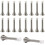 18 Pack Satin Nickel Spring Door Stops with Rubber Tips, Rustproof Heavy Duty Wall Protector Design 1