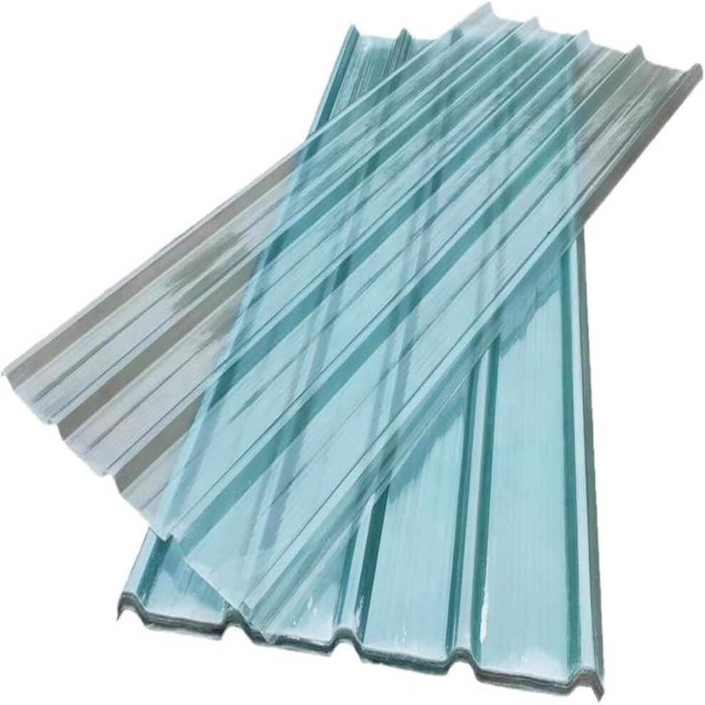 Clear Polycarbonate Roofing Panels 16 Pack 35X47in Â Uv Resistant Impact Proof Transparent Roof Sheets For Greenhouse 9351714910460