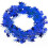 Star Garland Tinsel Wire 25 Ft Blue 2 Pack 1