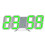 LED Wall Clock with Remote 9.3x3.3 Inch Display 2