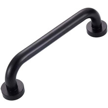 Bathroom Grab Bar 30cm Black Stainless Steel Safety Handrail with Nonslip Grip for Seniors and Disabled