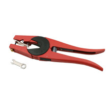 Red Alloy Ear Tag Pliers for Cattle Sheep Goats Horses, Durable Livestock Tag Applicator