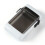 Transparent Cigarette Case with BuiltIn Refillable Lighter, Waterproof Holder for 20 Cigarettes, White 1