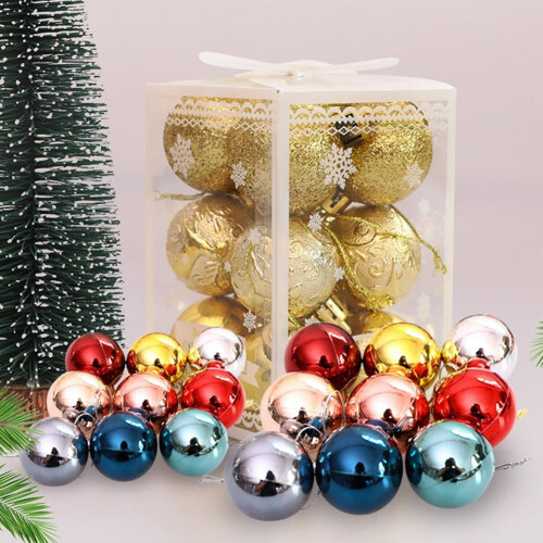 Boules de Noël incassables (12 pièces) 2