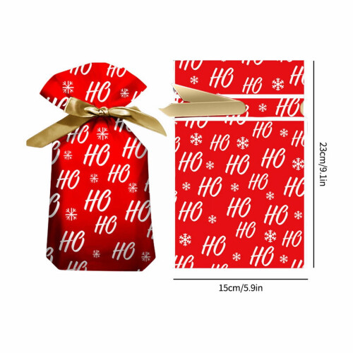 Herbruikbare kerstcadeautasjes van plastic, 50 stuks 1