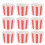 50 stk. røde cupcakeforme - bagepapir, 6,5 cm 1