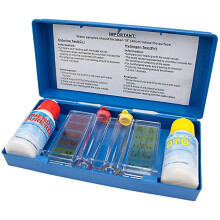 Pool Water Testing Kit, Dual Parameter pH and Chlorine Tester with Carry Case for Swimming Pools and Spas