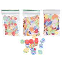 Papier konfetti w kształcie jajek wielkanocnych – 3 sztuki