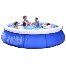 Inflatable Swimming Pool 12ft x 30in Easy Set Above Ground Pool for Kids and Adults, Durable Backyard Family Use