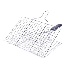 Foldable Stainless Steel Grill Mat, Detachable Wire Mesh for Even Heat Distribution, Easy Clean Outdoor BBQ