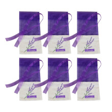 30 stk. lilla lavendel poseposer – organza &