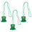Colliers de la Saint-Patrick avec médaillon trèfle (lot de 3) 1