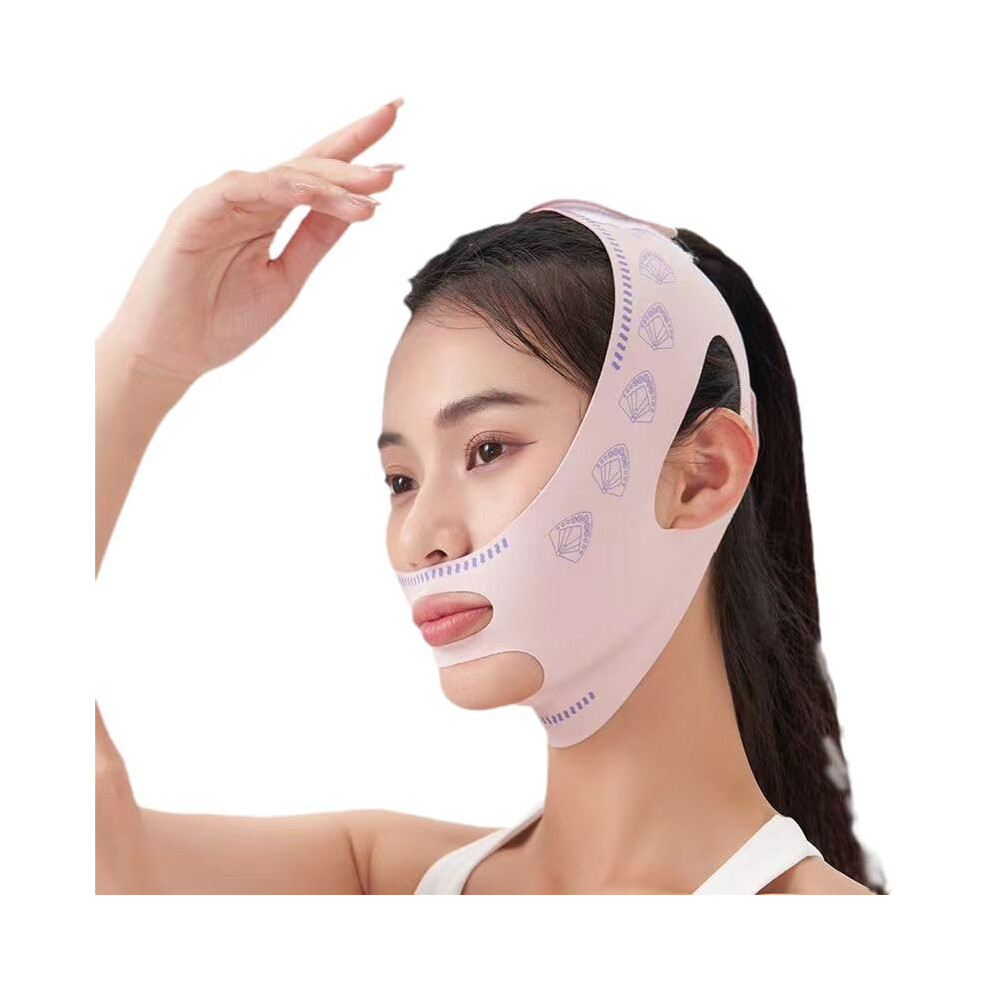 Face Lift Strap for Sleeping, Adjustable V Line Chin Strap for Facial Contour Lifting and Firm Jawline