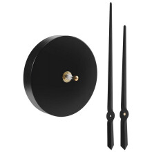 Aiguilles d'horloge 3D noires Ă monter soi-mĂŞme, grand mouvement