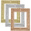 3-Piece Mini Resin Photo Frame Set – Gold, Silver, Rose 1