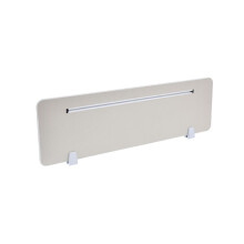Office Desk Divider, Acoustic Freestanding Privacy Panel with Slot, Noise Reducing Desktop