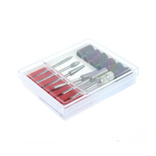 Nagelfräser-Set mit Diamantmaterial, 6 verschiedene Formen für detaillierte Nagelarbeiten, hochpräzise Diamant-Nagelhautfräser, professionelles