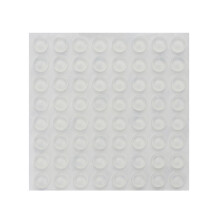 64 Pack SelfAdhesive Door Knob Wall Protector and Cabinet Door Bumpers for Noise Dampening