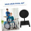 Double Kick Pedal Practice Pad Durable Bass Drum Pad for Precision Foot Control Training 3