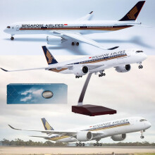 A350900 Airplane Model 1:140 Scale Detailed Replica with Metal Stand Display Gift
