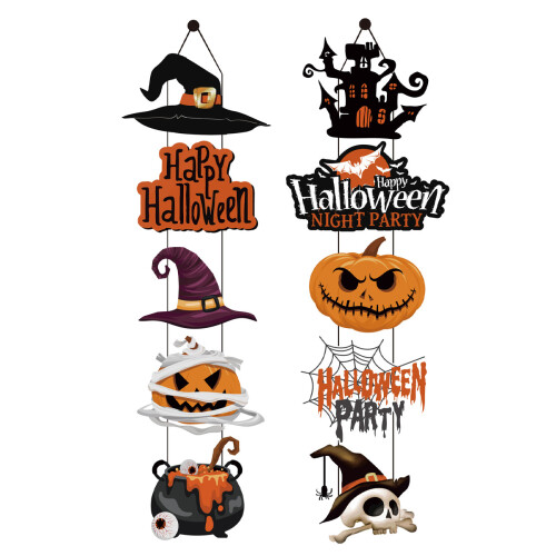Τρομακτικό, χαρούμενο Halloween διακοσμητικό, οικολογικό χαρτί εσωτερικής