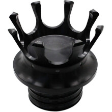 Tappo serbatoio olio, design a corona, adatto per Harley, alluminio billet CNC, lavorazione professionale, facile installazione per Sportster, Road