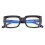 Oversized Blue Light Blocking Reading Glasses for Women, Computer Readers +0.5 Black Frame 1