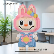 New Pink Cloth Cloth Puzzle Building Block Toy, Cute Assembled Toy Building Blocks,