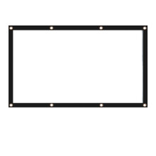 Portable Projector Screen 100 Inch Foldable Anti Wrinkle Surface for Home Theater and Outdoor Use
