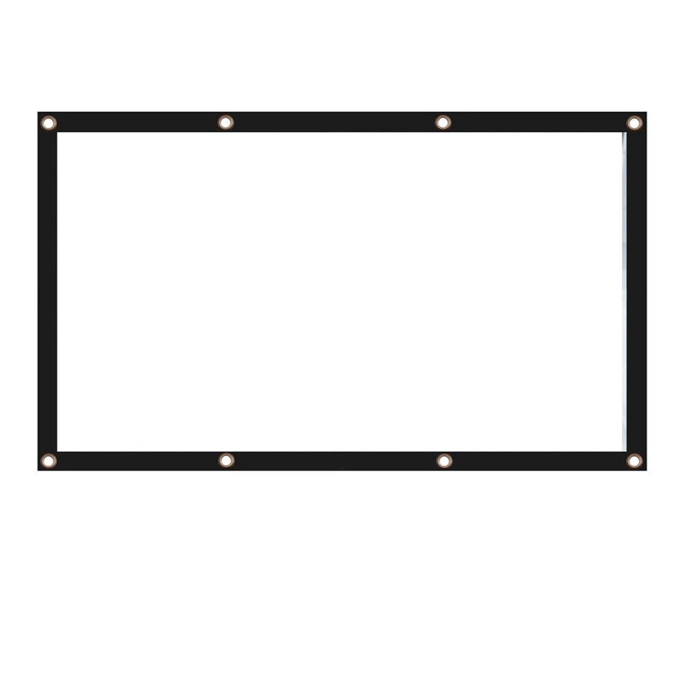 Portable Projector Screen 100 Inch Foldable Anti Wrinkle Surface For Home Theater And Outdoor Use 9330225662402