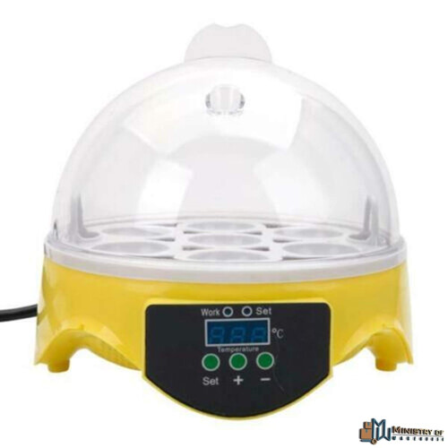 Mini Automatic Egg Incubator 7 Eggs with Precise Temperature Control and Automatic Egg Turning 1