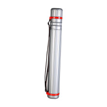 Adjustable Telescoping Poster Tube with Secure Lock, Impact Resistant Document Storage Case for Artwork