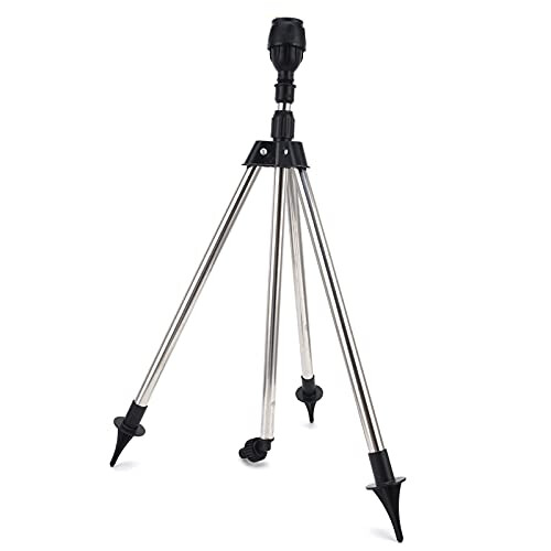 Tripod Sprinkler with Adjustable Height, Uniform Mist Coverage and Water Saving Design for Garden 1