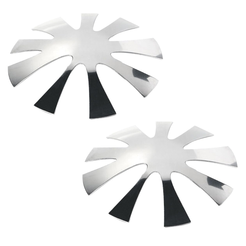 2pcs French Nail Tip Cutter Set, Durable Stainless Steel Manicure Tool for Precise Smile Line Design