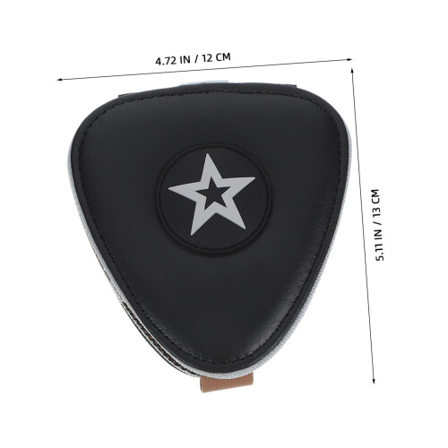 Leather Guitar Pick Holder Pouch Case Compact Design Quick Access Durable Scratch Protection 1