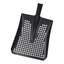 Heavy Duty Steel Garden Sifting Spade with Ergonomic Mesh Scoop Shovel for Yard and Farm Work