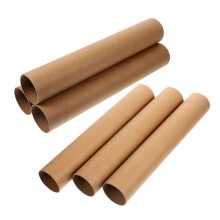 6pcs Cardboard Craft Tubes Recycled Paper Rolls for DIY Crafts and Art Projects