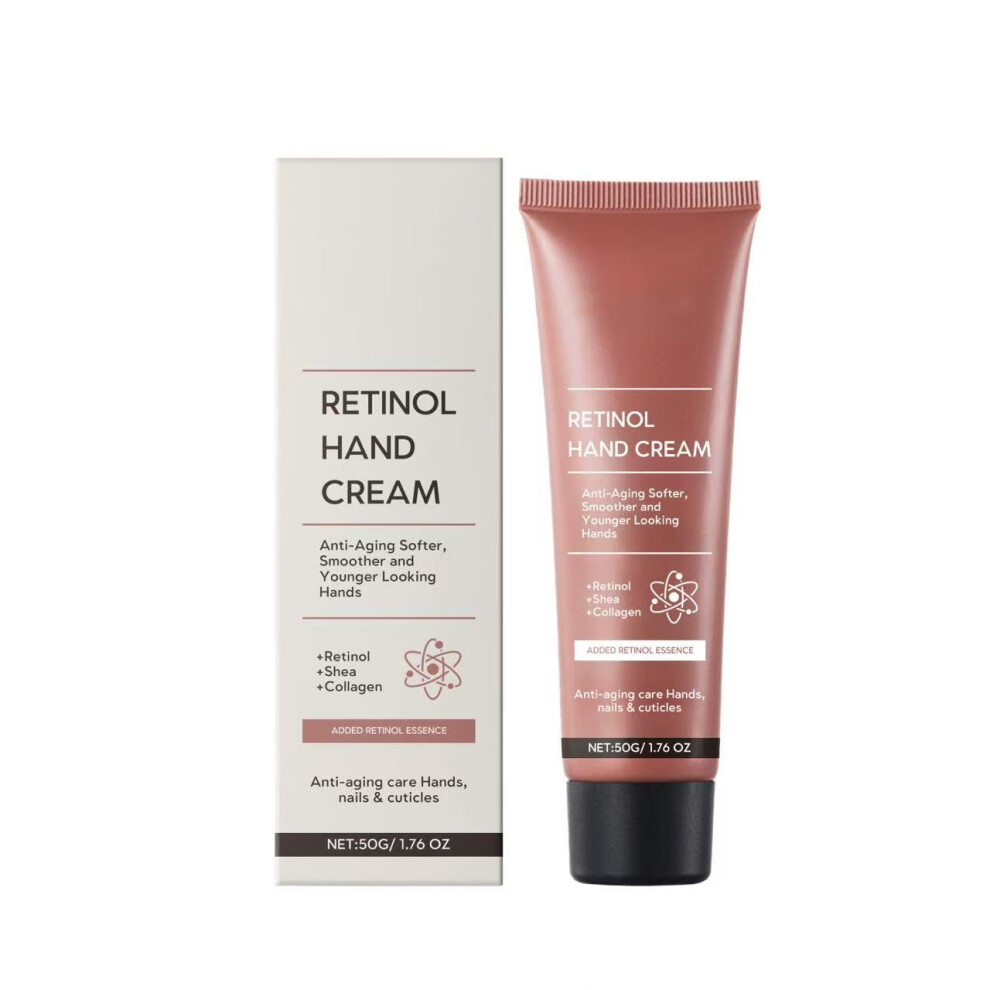 Retinol Hand Cream Anti Aging Moisturizer with Shea Butter and Collagen for Dry Cracked Hands Night  Formula
