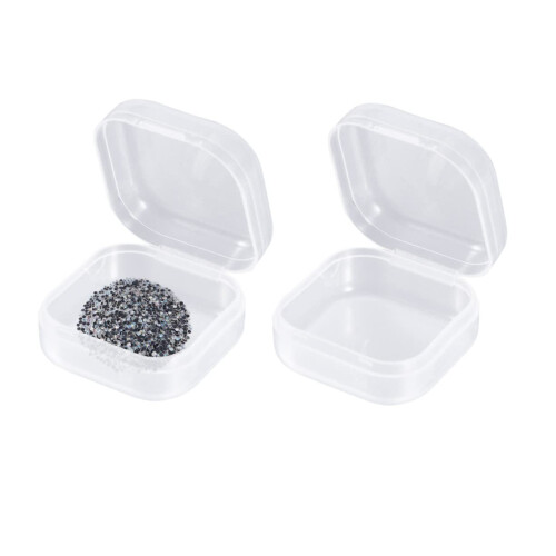 30pcs Clear Plastic Storage Box with Lid, Multipurpose Rectangular Organizer for Home, Travel and Craft Supplies