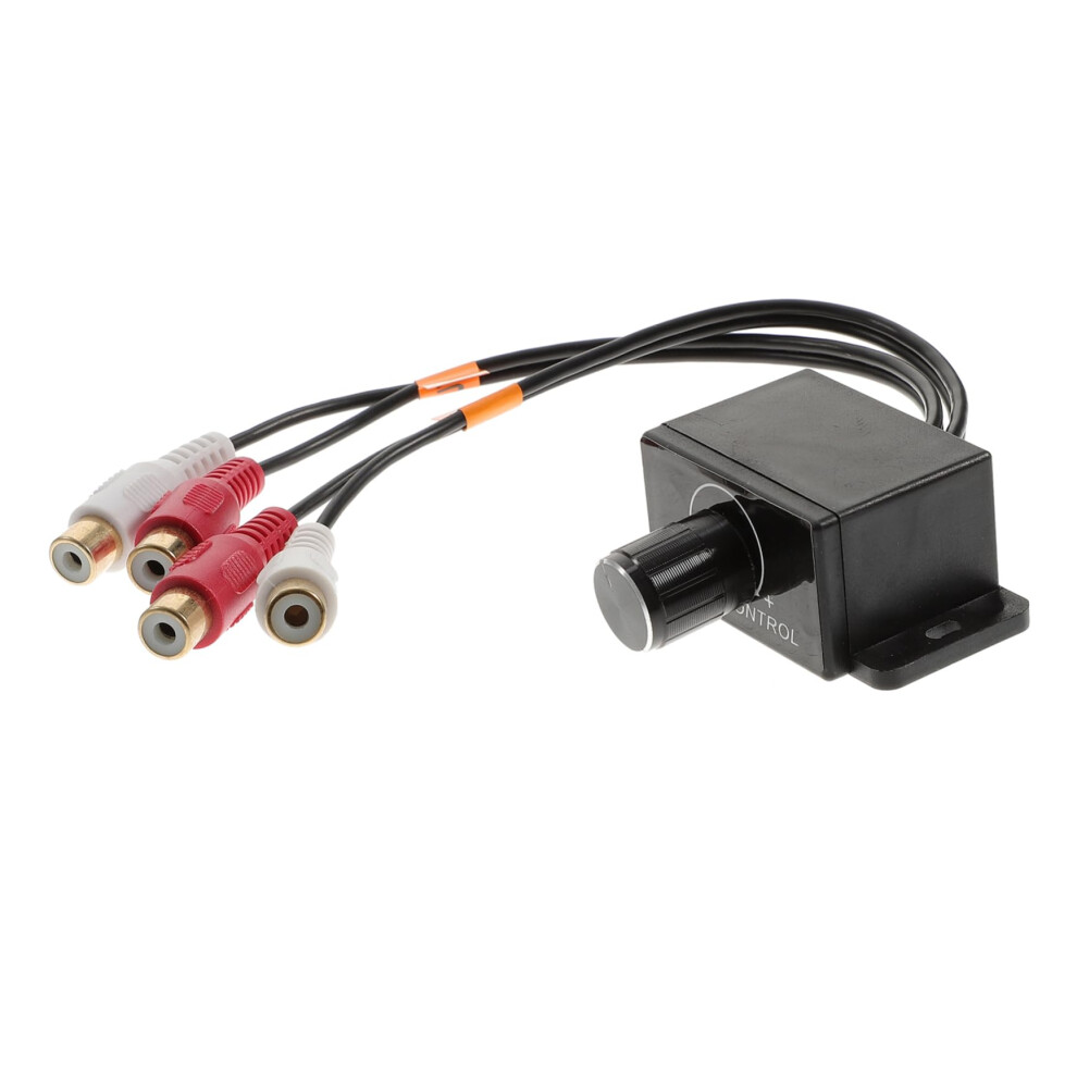 Car Audio Volume Control Knob And Car Amplifier Remote Level Control Dash Mount Rca For Subwoofer 9330225787655