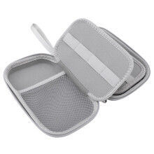 Waterproof EVA Alto Saxophone Reed Case Holder for 20 Reeds with Mesh Pocket and Gray Durable Shell