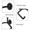 Horizontal Guitar Wall Mount Hanger for Bass and Ukulele, SpaceSaving Tilted Secure Holder 2