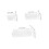 4pcs Clear Storage Bins for Kitchen Bathroom Bedroom with Durable Construction and Easy Visibility 2