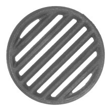 Heavy Duty Fire Pit Grill Grate Round Iron BBQ Cooking Grate with Even Heat Distribution for Outdoor Use