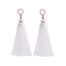 Exfoliating Bath Set with Natural Foaming Soap Nets for Gentle Massage and Rich Foam Creation 2pcs